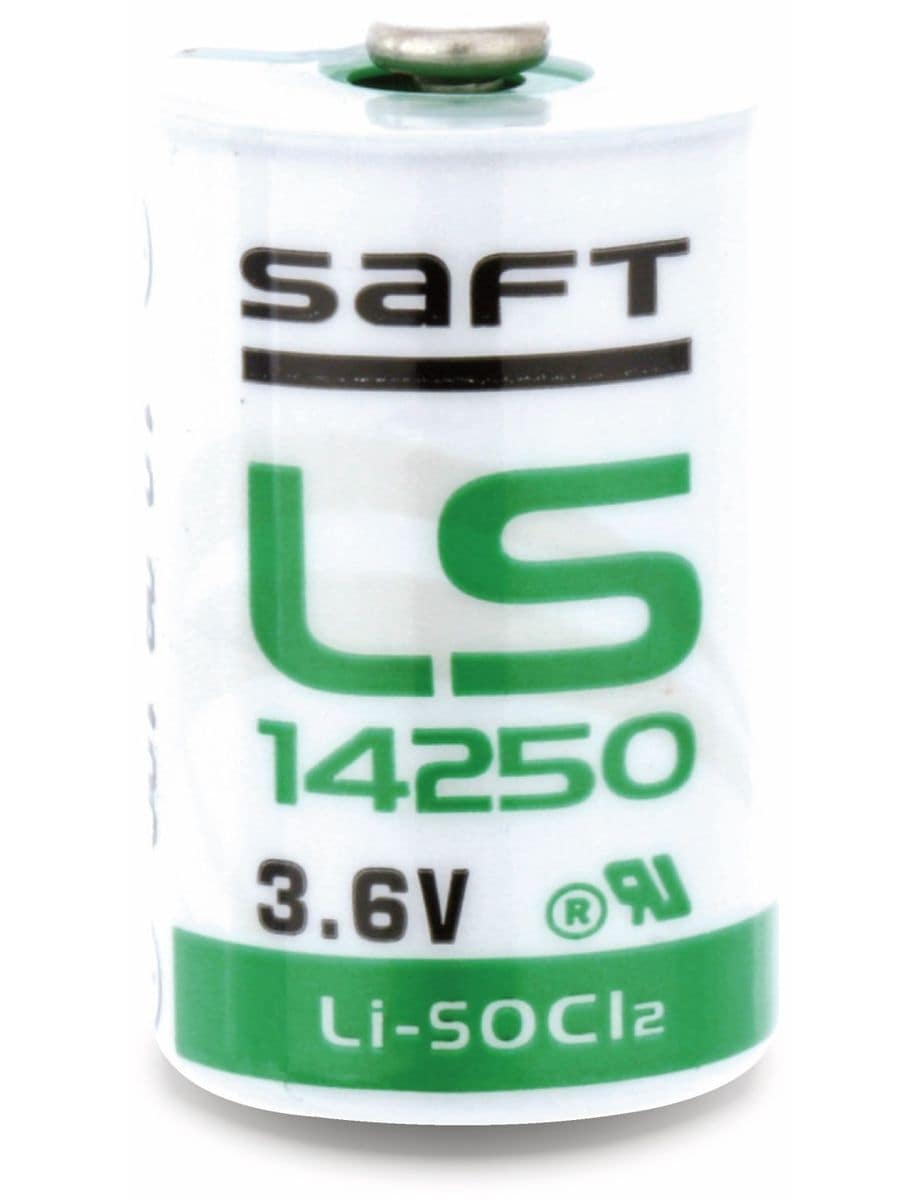 SAFT Lithium-Batterie LS14250, 1/2AA von SAFT