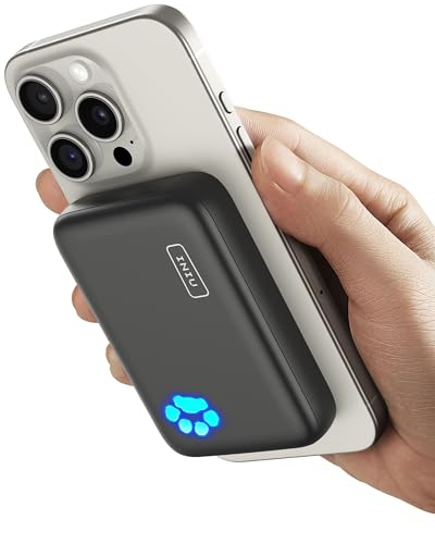 Magnetische Powerbank Compatible with Magsafe Case, 10000mAh Wireless Fast Charging Power Bank Klein Aber Stark USB C in & Out, Magnetische Externe Handyakkus für iPhone 15 14 13 12 Pro Max Magnetische Powerbank Compatible with Magsafe Case, 10000mAh Wireless Fast Charging Power Bank Klein Aber Stark USB C in & Out, Magnetische Externe Handyakkus für iPhone 15 14 13 12 Pro Max von SAFUEL