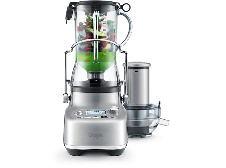 SAGE SJB815BSS2EEU1 the 3x Bluicer Pro Standmixer Aluminium/Silber (1350 Watt, 3 Liter) von SAGE