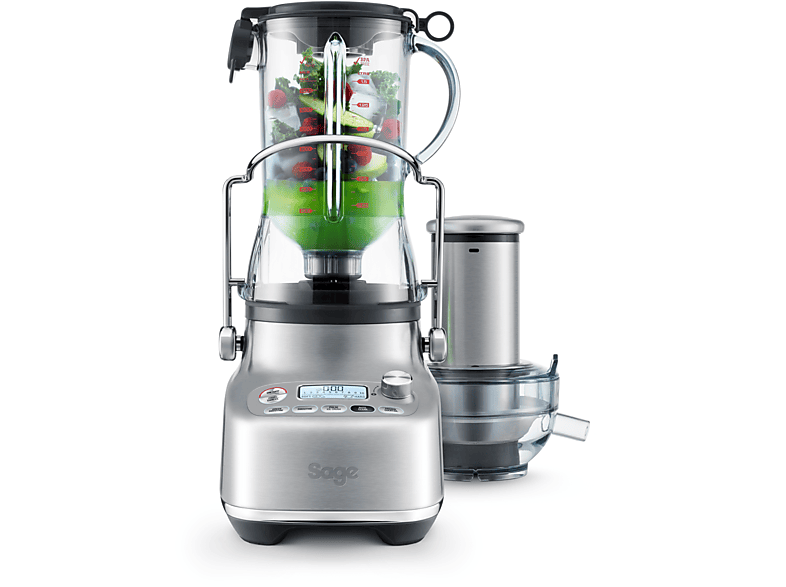 SAGE SJB815BSS2EEU1 the 3x Bluicer Pro Standmixer Aluminium/Silber (1350 Watt, 3 l) von SAGE