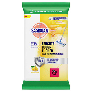 SAGROTAN® 3IN1 Feuchte Bodentücher sonstige Fasern, 15 Tücher von SAGROTAN®