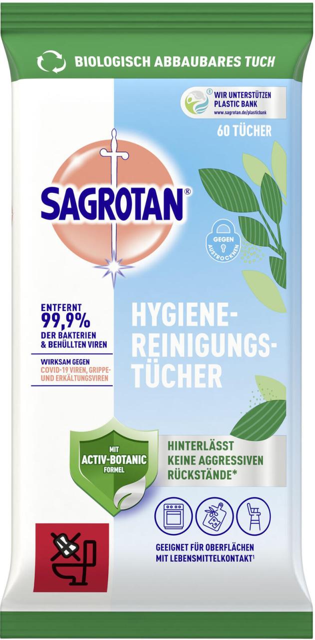 SAGROTAN® Desinfektionstücher 60 Tücher von SAGROTAN®