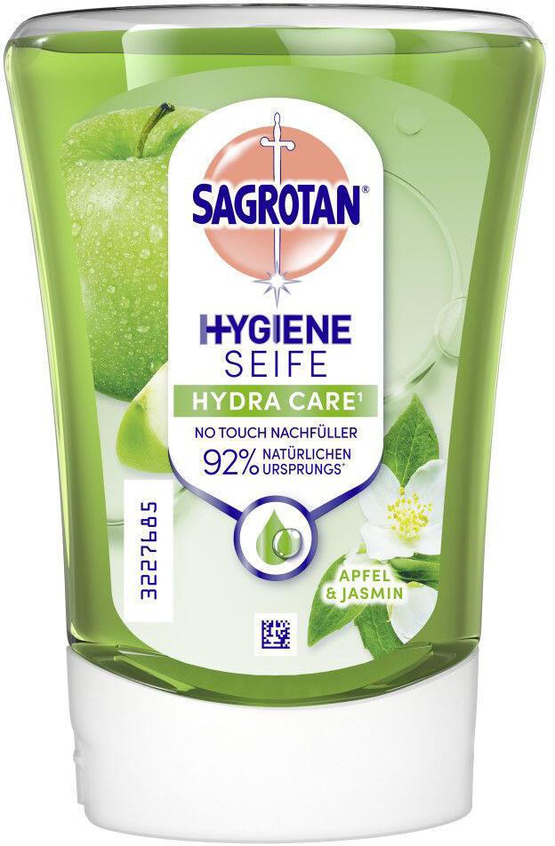 Sagrotan NF GrünerApfel&Jasmin Flüssigseife Nachfüllpackung grün von SAGROTAN®