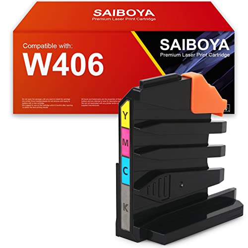 SAIBOYA Resttonerbehälter CLT-W406 CLTW406 Toner Abfallflasche SU426A Kompatibel für Samsung CLP-360 CLP-365 CLX-3300 CLX-3305 C410W C460W C460FW SL-C430 C430W C480W C480FN Series . von SAIBOYA