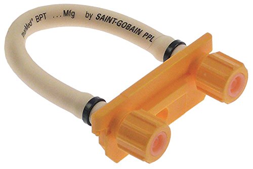 SAIER Spülmaschinen-Pumpenschlauch-Servicekit für Hobart FX, GX, ECOMAX-502, ECOMAX-402, GP, FP - Orange - Santoprene - 6 mm - Reiniger von SAIER