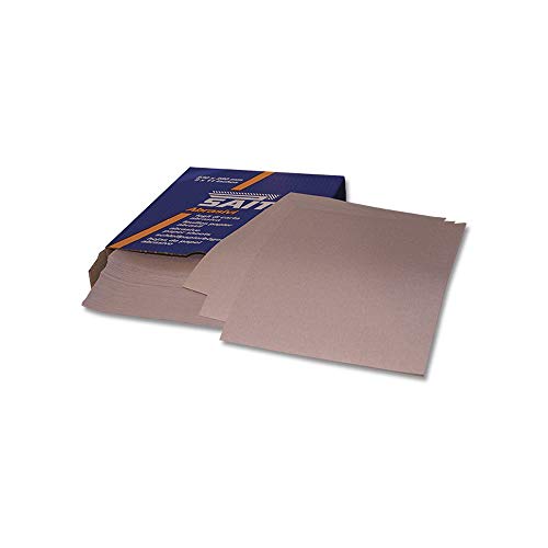 Sait 68003 S-Saitac 4S Schleifpapierböge, 230mm x 280mm, 120 Körnung, 100 Stück von SAIT