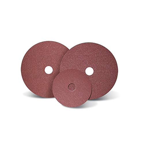 Sait 77132 SAITDISC 3A Fiberscheiben, 125mm x 22mm, 36 Körnung, X Typ, 100 Stück von SAIT