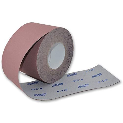 Sait 93000 RI-SAITAC-VEL AW-D Kletthaftende Industriepapierrolle, 70mm x 25m, 60 Körnung von SAIT