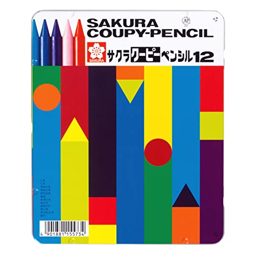12 color Sakura Color Kupi pencil (canned) (japan import) von SAKURA