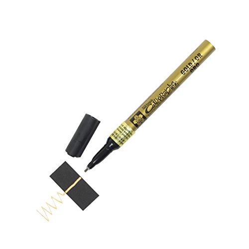 SAKURA - Pen-Touch - Kalligraphie - Gold - Fein von SAKURA