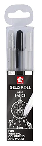Sakura-Gelly Roll 3 gelpennen BEST BASICS von SAKURA