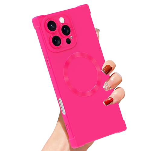 SAKUULO Magnetische Schutzhülle für iPhone 16 Pro Max, kompatibel mit Magsafe, vollständiger Kameraschutz, Silikon, stoßfest, schützend, schlanke Handyhülle für Damen und Mädchen, für iPhone 16 Pro SAKUULO Magnetische Schutzhülle für iPhone 16 Pro Max, kompatibel mit Magsafe, vollständiger Kameraschutz, Silikon, stoßfest, schützend, schlanke Handyhülle für Damen und Mädchen, für iPhone 16 Pro von SAKUULO