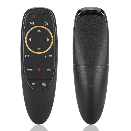 SALALIS Air Maus Fernbedienung,2.4G Wireless Voice Airmouse Airmaus mit 6 Axis Gyroskop Plug and Play für Smart TV, PC, Android TV Box von SALALIS