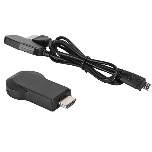 TV Drahtloser Anzeigeempfänger HDMI Dongle, TV WLAN Stick TV Stick WLAN HDMI Stick für Miracast, Mirroring und DLNA von SALALIS