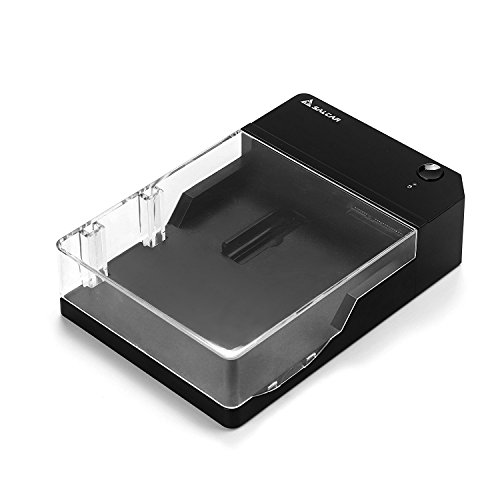 Salcar USB 3.0 Externe Festplattengehäuse für 2,5 & 3,5 Zoll SATA SSD und HDD Festplatten mit 12V 2A Netzteilompatible von SALCAR