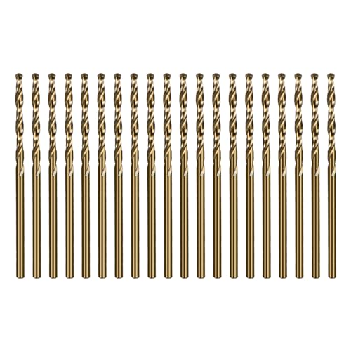 SALI 20 Stücke M35 HSS Cobalt Bohrer Set mit Spiralbohrer 2mm HSS-Co Stahlbohrer Eisenbohrer Metallbohrer Set für Holz, Metall, Kunststoff, Aluminium, Hartplastik, Edelstahl SALI 20 Stücke M35 HSS Cobalt Bohrer Set mit Spiralbohrer 2mm HSS-Co Stahlbohrer Eisenbohrer Metallbohrer Set für Holz, Metall, Kunststoff, Aluminium, Hartplastik, Edelstahl von SALI