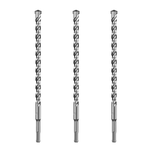 SALI SDS Plus Bohrer Set 18x350mm 3 tlg. Hammerbohrer Set Betonbohrer mit 4 Hartmetall Spitze & Präzises Schnelles Bohren in Beton Zubehör Bohrhammer Steinbohrer für Stahlbeton,Naturstein,Ziegelmauer SALI SDS Plus Bohrer Set 18x350mm 3 tlg. Hammerbohrer Set Betonbohrer mit 4 Hartmetall Spitze & Präzises Schnelles Bohren in Beton Zubehör Bohrhammer Steinbohrer für Stahlbeton,Naturstein,Ziegelmauer von SALI