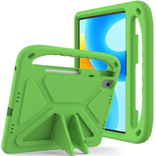 Tablet-Schutzhülle, kompatibel mit Huawei Matepad Air/MatePad 11.5 2023, stoßdämpfend, mit Griff, EVA, Halterung, stabile Tablet-Hülle, kompatibel mit Kindern, leichte Schutzhülle für Tablet, Grün Tablet-Schutzhülle, kompatibel mit Huawei Matepad Air/MatePad 11.5 2023, stoßdämpfend, mit Griff, EVA, Halterung, stabile Tablet-Hülle, kompatibel mit Kindern, leichte Schutzhülle für Tablet, Grün von SALLO