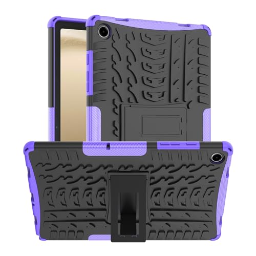 Tablet-Schutzhülle, kompatibel mit Samsung Galaxy Tab A9 Plus SM-X210/SM-216/SM-X218, 11 Zoll (27,9 cm), Reifenstruktur, stoßfest, TPU + Polycarbonat, Schutzhülle mit klappbarem Griff und Schultergurt von SALLO