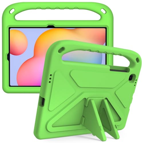 Tablet-Schutzhülle, kompatibel mit Samsung Galaxy Tab S6 Lite 10.4 P610/P613/P615/P619 (2020/2022), stoßdämpfend, mit Griff, EVA, Halterung, stabile Tablet-Hülle, kompatibel mit Kindern, leichte Hülle von SALLO