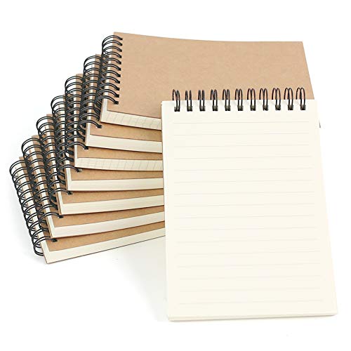 SALLYFASHION A6 Notizblock klein,8 Stück (4 blanko + 2 liniert + 2 kariert) mini Spiralblock Notizbuch deal für Skizzenblock,Schreibblock, Rechenblock,Malblock,Zeichenblock,Notizen SALLYFASHION A6 Notizblock klein,8 Stück (4 blanko + 2 liniert + 2 kariert) mini Spiralblock Notizbuch deal für Skizzenblock,Schreibblock, Rechenblock,Malblock,Zeichenblock,Notizen von SALLYFASHION