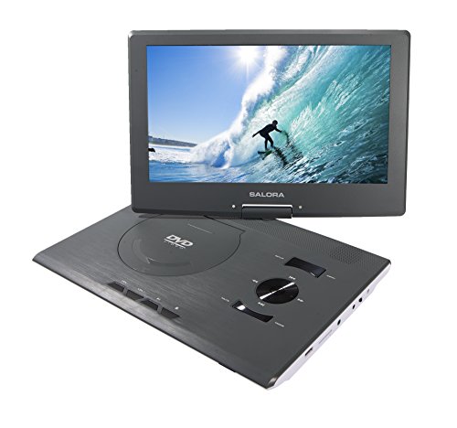 Salora DVP7009SW 7 "480 x 234 Pixel Grauer, weißer tragbarer DVD-Player von SALORA