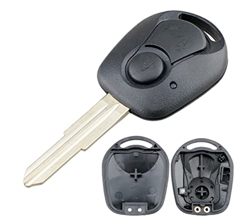 Schlüsselanhänger, Zubehör, Ersatzteil, Abdeckung für Autoschlüssel, 1 Taste, kompatibel mit Ssangyong Actyon - SUV - Kyron - Rexton von SALPIE
