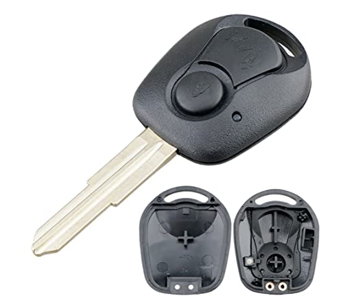 Schlüsselanhänger, Zubehör, Ersatzteil, Abdeckung für Autoschlüssel, 1 Taste, kompatibel mit Ssangyong Actyon - SUV - Kyron - Rexton Schlüsselanhänger, Zubehör, Ersatzteil, Abdeckung für Autoschlüssel, 1 Taste, kompatibel mit Ssangyong Actyon - SUV - Kyron - Rexton von SALPIE