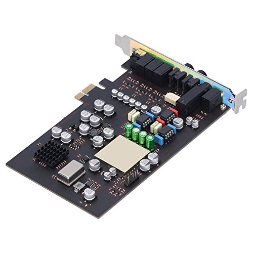 Soundkarte, Tonquelle PCIe MaX Desktop Eingebaute unabhängige Soundkarte, PCI-E 7.1-Surround-Kanal, Hochleistungs-Kopfhörerverstärker von SALUTUYA