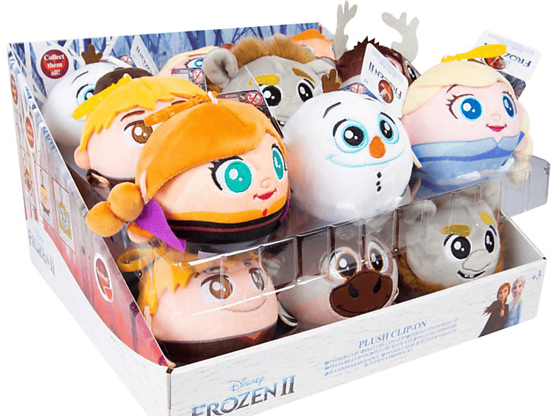 SAMBRO Frozen 2 Squeezy Palz 6.5 cm sortiert Schlüsselanhänger von SAMBRO