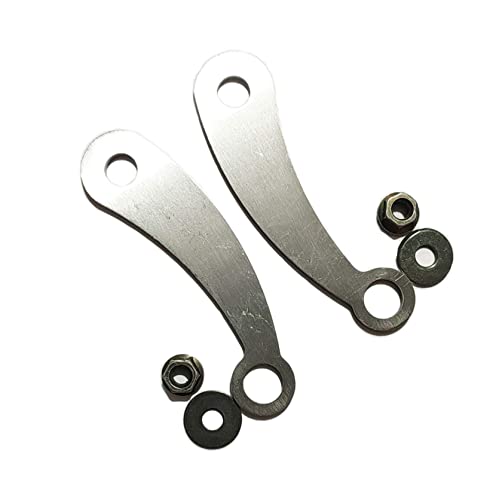 SAMDO Universal Motorrad Tacho Halterung aus Edelstahl 304 (2 Stück) mit Schraubmuttern (1 Paar) von SAMDO