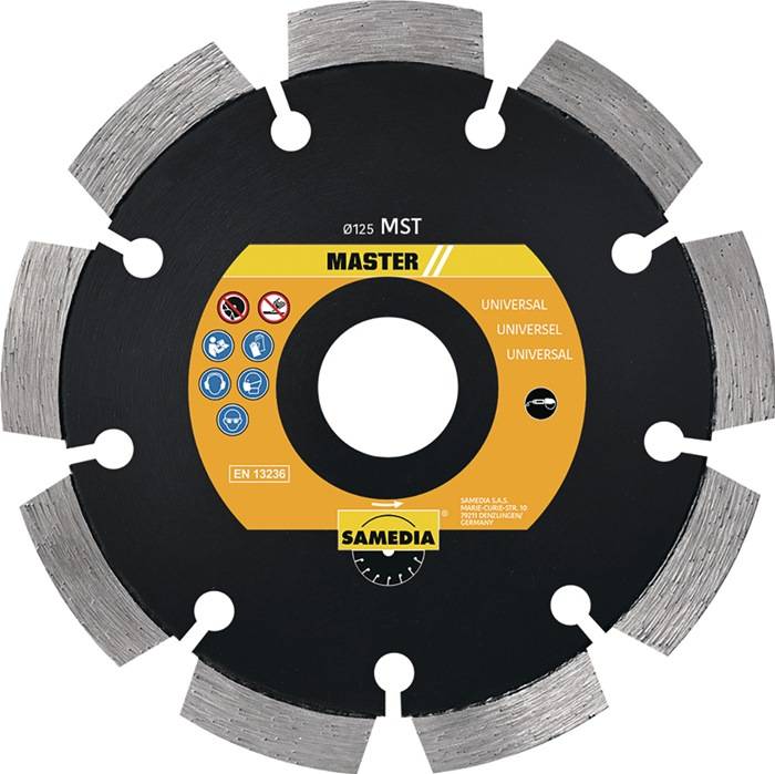 Samedia MASTER MST 115x22,23 Diamant- Trennscheibe KS-weich/Beton 300009 von SAMEDIA GmbH
