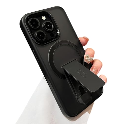 SAMEZA Faltbare magnetische Schutzhülle mit Ständer für iPhone 16 15 14 Plus 13 12 11 Pro Max für kabelloses Laden, Matte Panzerabdeckung, Schwarz, für iPhone 12Pro Max SAMEZA Faltbare magnetische Schutzhülle mit Ständer für iPhone 16 15 14 Plus 13 12 11 Pro Max für kabelloses Laden, Matte Panzerabdeckung, Schwarz, für iPhone 12Pro Max von SAMEZA