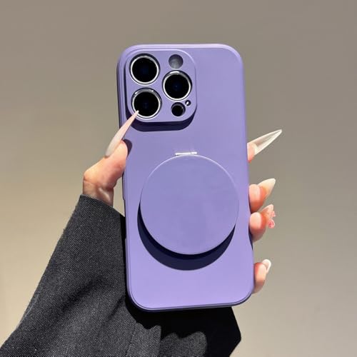 SAMEZA Flüssiger Silikonspiegel für Hülle für iPhone 16E 16 15 14 Pro Max Plus 13 12 Mini 11 Magnetische kabellose Ladeständerabdeckung, dunkelviolett, für iPhone 13Mini SAMEZA Flüssiger Silikonspiegel für Hülle für iPhone 16E 16 15 14 Pro Max Plus 13 12 Mini 11 Magnetische kabellose Ladeständerabdeckung, dunkelviolett, für iPhone 13Mini von SAMEZA