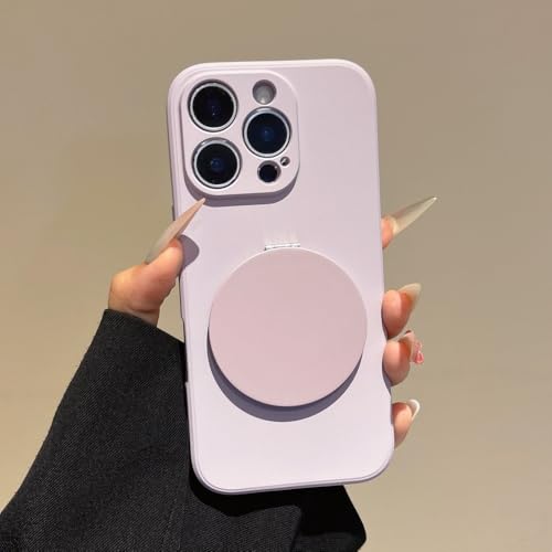 SAMEZA Flüssigsilikonspiegel für Hülle für iPhone 16E 16 15 14 Pro Max Plus 13 12 Mini 11 Magnetische kabellose Ladeständerabdeckung, Lila, Für iPhone 15 ProMax SAMEZA Flüssigsilikonspiegel für Hülle für iPhone 16E 16 15 14 Pro Max Plus 13 12 Mini 11 Magnetische kabellose Ladeständerabdeckung, Lila, Für iPhone 15 ProMax von SAMEZA