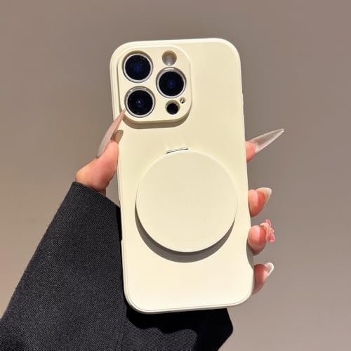SAMEZA Flüssigsilikonspiegel für Hülle für iPhone 16E 16 15 14 Pro Max Plus 13 12 Mini 11 Magnetische kabellose Ladeständerabdeckung, Weiß, Für iPhone 14 ProMax SAMEZA Flüssigsilikonspiegel für Hülle für iPhone 16E 16 15 14 Pro Max Plus 13 12 Mini 11 Magnetische kabellose Ladeständerabdeckung, Weiß, Für iPhone 14 ProMax von SAMEZA
