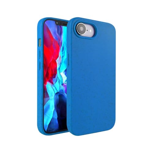 SAMEZA Modische weiche Silikonhülle für iPhone 16E 16 15 14 13 12 Mini 11 Pro Max Plus, umweltfreundliche, stoßfeste, Matte Hülle, Blau, für iPhone 16Pro Max SAMEZA Modische weiche Silikonhülle für iPhone 16E 16 15 14 13 12 Mini 11 Pro Max Plus, umweltfreundliche, stoßfeste, Matte Hülle, Blau, für iPhone 16Pro Max von SAMEZA