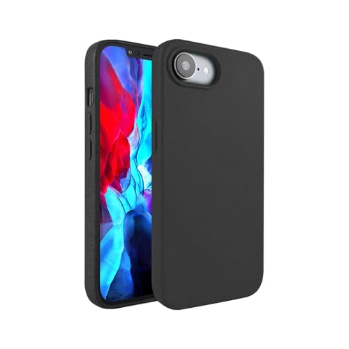SAMEZA Modische weiche Silikonhülle für iPhone 16E 16 15 14 13 12 Mini 11 Pro Max Plus, umweltfreundliche, stoßfeste, Matte Hülle, Schwarz, für iPhone 14 Plus SAMEZA Modische weiche Silikonhülle für iPhone 16E 16 15 14 13 12 Mini 11 Pro Max Plus, umweltfreundliche, stoßfeste, Matte Hülle, Schwarz, für iPhone 14 Plus von SAMEZA
