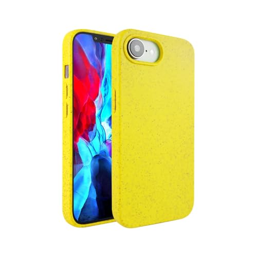 SAMEZA Modische weiche Silikonhülle für iPhone 16E 16 15 14 13 12 Mini 11 Pro Max Plus, umweltfreundliche, stoßfeste, Matte Hülle, gelb, für iPhone 11 ProMax SAMEZA Modische weiche Silikonhülle für iPhone 16E 16 15 14 13 12 Mini 11 Pro Max Plus, umweltfreundliche, stoßfeste, Matte Hülle, gelb, für iPhone 11 ProMax von SAMEZA