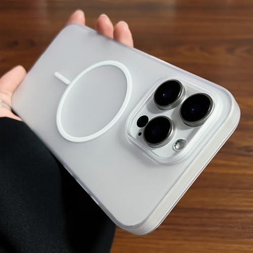 SAMEZA PC-Matt für magnetische Handyhülle für iPhone 16 15 14 13 12 Pro Max, kabelloses Laden, ultradünne, Harte, schlanke Hülle, transparent, für iPhone 16 Pro SAMEZA PC-Matt für magnetische Handyhülle für iPhone 16 15 14 13 12 Pro Max, kabelloses Laden, ultradünne, Harte, schlanke Hülle, transparent, für iPhone 16 Pro von SAMEZA