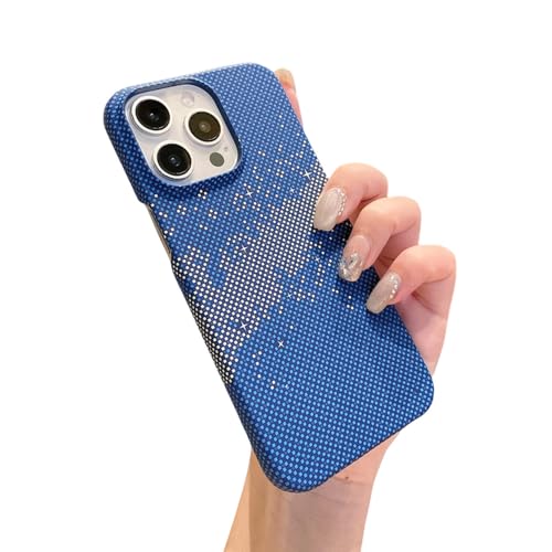 SAMEZA Rahmenlose Hülle für iPhone 15 14 13 12 11 Pro Max Plus, stoßfeste Hartplastikabdeckung, Marineblau, für iPhone 12 ProMax SAMEZA Rahmenlose Hülle für iPhone 15 14 13 12 11 Pro Max Plus, stoßfeste Hartplastikabdeckung, Marineblau, für iPhone 12 ProMax von SAMEZA