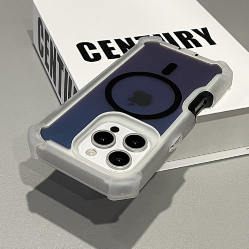 SAMEZA Robuste, reflektierende Hart-PC-Hülle für iPhone 16 15 14 13 Pro Max Plus Magnetische kabellose Ladeschutzhülle, BK, für iPhone 13 SAMEZA Robuste, reflektierende Hart-PC-Hülle für iPhone 16 15 14 13 Pro Max Plus Magnetische kabellose Ladeschutzhülle, BK, für iPhone 13 von SAMEZA