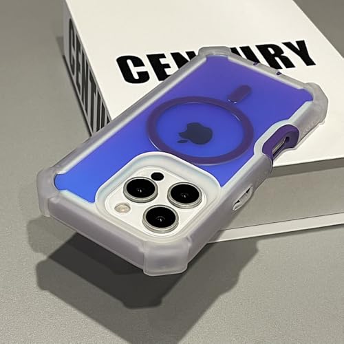 SAMEZA Robuste, reflektierende Hart-PC-Hülle für iPhone 16 15 14 13 Pro Max Plus Magnetische kabellose Ladeschutzhülle, PP, für iPhone 13 Pro Max SAMEZA Robuste, reflektierende Hart-PC-Hülle für iPhone 16 15 14 13 Pro Max Plus Magnetische kabellose Ladeschutzhülle, PP, für iPhone 13 Pro Max von SAMEZA