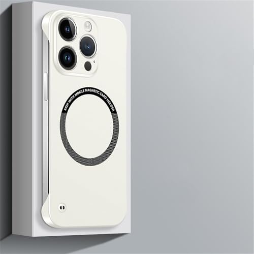 SAMEZA Schlanke, rahmenlose, magnetische Hülle für kabelloses Laden für iPhone 15 14 13 12 11 Pro Max XR X XS 7 8 Plus SE, Kunststoffabdeckung, Beige, für iPhone 15Plus SAMEZA Schlanke, rahmenlose, magnetische Hülle für kabelloses Laden für iPhone 15 14 13 12 11 Pro Max XR X XS 7 8 Plus SE, Kunststoffabdeckung, Beige, für iPhone 15Plus von SAMEZA