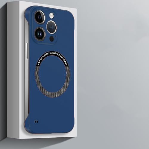 SAMEZA Schlanke, rahmenlose, magnetische Hülle für kabelloses Laden für iPhone 15 14 13 12 11 Pro Max XR X XS 7 8 Plus SE, Kunststoffabdeckung, Marineblau, für iPhone 14Pro Max SAMEZA Schlanke, rahmenlose, magnetische Hülle für kabelloses Laden für iPhone 15 14 13 12 11 Pro Max XR X XS 7 8 Plus SE, Kunststoffabdeckung, Marineblau, für iPhone 14Pro Max von SAMEZA