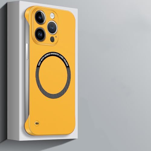 SAMEZA Schlanke, rahmenlose, magnetische Hülle für kabelloses Laden für iPhone 15 14 13 12 11 Pro Max XR X XS 7 8 Plus SE, Kunststoffabdeckung, gelb, für iPhone 14 Plus SAMEZA Schlanke, rahmenlose, magnetische Hülle für kabelloses Laden für iPhone 15 14 13 12 11 Pro Max XR X XS 7 8 Plus SE, Kunststoffabdeckung, gelb, für iPhone 14 Plus von SAMEZA