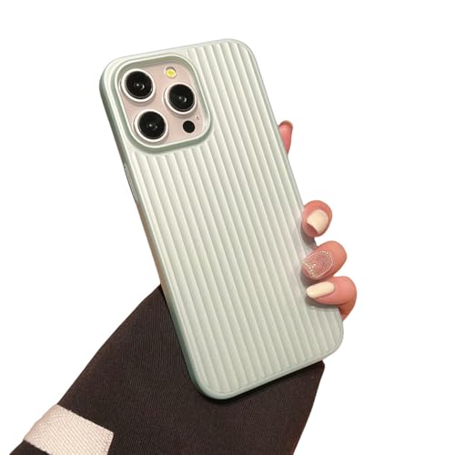 SAMEZA Streifen Metallic-Lack Matt Hülle für iPhone 15 14 13 Pro Max Plus Stoßfester Kameraschutz Schlanke Kunststoff-Panzerhülle, Himmelblau, Für iPhone 13 SAMEZA Streifen Metallic-Lack Matt Hülle für iPhone 15 14 13 Pro Max Plus Stoßfester Kameraschutz Schlanke Kunststoff-Panzerhülle, Himmelblau, Für iPhone 13 von SAMEZA