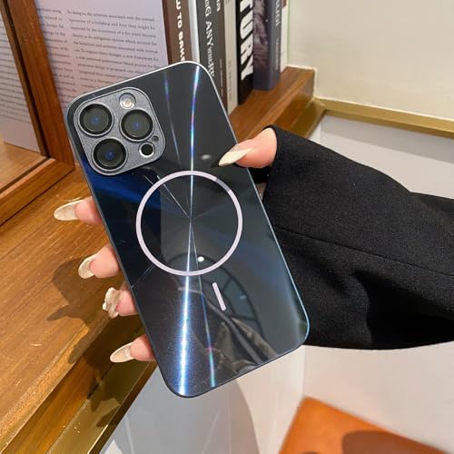 SAMEZA Textur für Hülle für iPhone 16 15 14 13 12 11 Pro Max Magnetische kabellose Ladung Glänzende Hardcover, Schwarz, Für iPhone 15 Pro SAMEZA Textur für Hülle für iPhone 16 15 14 13 12 11 Pro Max Magnetische kabellose Ladung Glänzende Hardcover, Schwarz, Für iPhone 15 Pro von SAMEZA