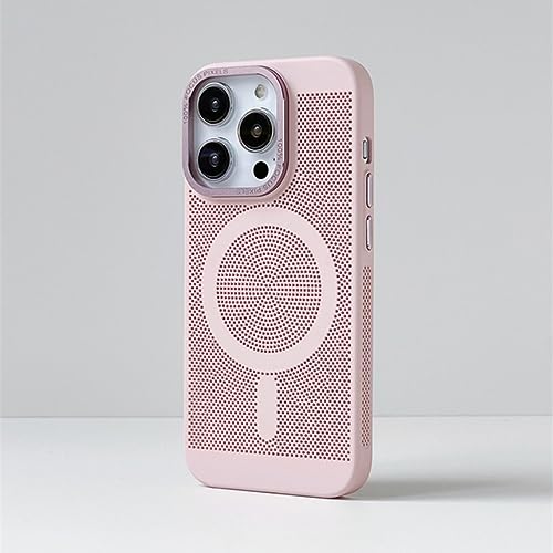 SAMEZA Wärmeableitung, Kühlung, magnetische Handyhülle für iPhone 15, 14 Pro, 11, 13, 12 Pro Max, Gitter, atmungsaktiv, stoßfest, schlank, Harte PC-Abdeckung, T3, für iPhone 14Pro SAMEZA Wärmeableitung, Kühlung, magnetische Handyhülle für iPhone 15, 14 Pro, 11, 13, 12 Pro Max, Gitter, atmungsaktiv, stoßfest, schlank, Harte PC-Abdeckung, T3, für iPhone 14Pro von SAMEZA