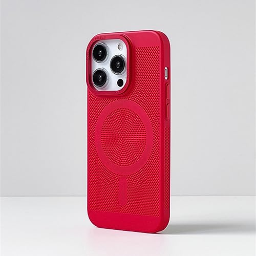 SAMEZA Wärmeableitung, Kühlung, magnetische Handyhülle für iPhone 15, 14 Pro, 11, 13, 12 Pro Max, Gitter, atmungsaktiv, stoßfest, schlank, Harte PC-Abdeckung, T7, für iPhone 13 SAMEZA Wärmeableitung, Kühlung, magnetische Handyhülle für iPhone 15, 14 Pro, 11, 13, 12 Pro Max, Gitter, atmungsaktiv, stoßfest, schlank, Harte PC-Abdeckung, T7, für iPhone 13 von SAMEZA